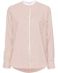 Forte Forte - Cotton Blend Striped Shirt - Lyst