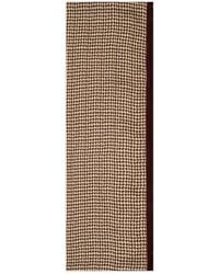 Giorgio Armani - Houndstooth-Pattern Scarf - Lyst