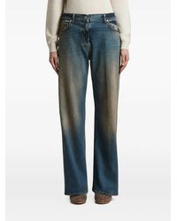 Peserico - Faded Wide-Leg Jeans - Lyst