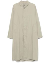Maison Margiela - Four-Stitch Logo Trench Coat - Lyst