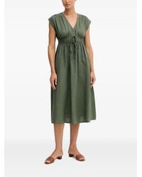 Benetton - Sleeveless V-Neck Mini Dress - Lyst