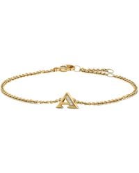 David Yurman - 18K Petite Pavé Initial Diamond Bracelet - Lyst