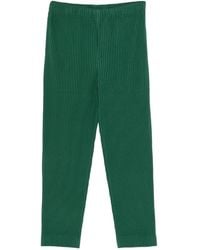 Homme Plissé Issey Miyake - Pleated Straight-Leg Trousers - Lyst