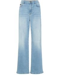 Philipp Plein - Fatale Logo-Plaque Jeans - Lyst