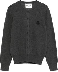 Isabel Marant - Logo-embroidery Cardigan - Lyst