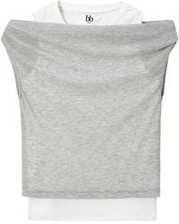 B+ AB - Layered Off-Shoulder Tank Top - Lyst