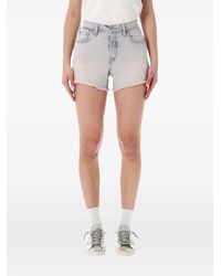 Levi's - 501 Curve Frayed Shorts - Lyst