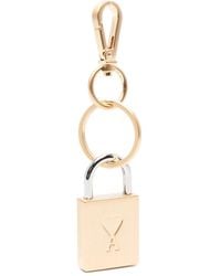 Ami Paris - Ami De Coeur Padlock Keychain - Lyst