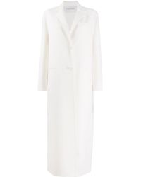 Valentino Abrigo largo con botones - Blanco