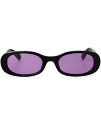Off-White c/o Virgil Abloh - Adams Oval-Frame Sunglasses - Lyst