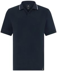 BOGGI - T-Shirt À Col Ouvert - Lyst