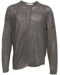 Isabel Benenato - Seam Knitted Sweater - Lyst
