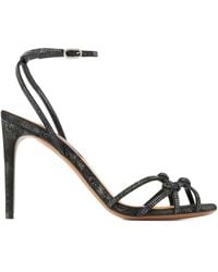 Ralph Lauren - 95Mm Crystal-Embellished Knotted Sandals - Lyst