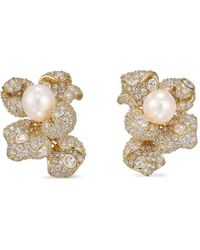 Anabela Chan - 18K Vermeil Pearl Blossom Earrings - Lyst