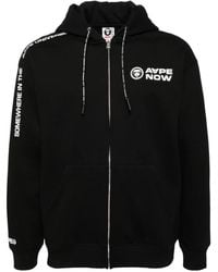 Aape By A Bathing Ape - Logo Patched Hooded Jacket - Lyst