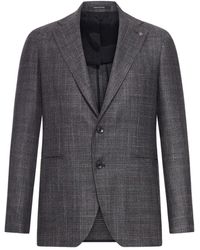 Tagliatore - Single-Breasted Tailored Wool Jacket - Lyst