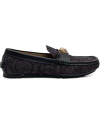 Versace - Loafers With 'Barocco' Pattern - Lyst