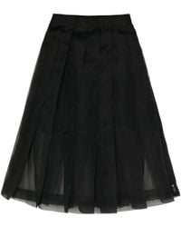Undercover - Pleated A-Line Skirt - Lyst
