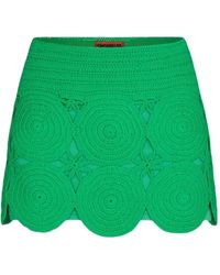 Simon Miller - Beep Beep Crochet Appliqué Mini Skirt - Lyst