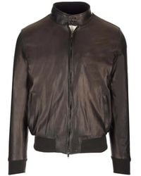Al Duca d'Aosta - Leather Biker Jacket - Lyst