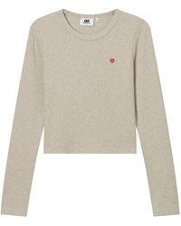 Chocoolate - ハート リブtシャツ - Lyst