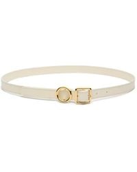 Jacquemus - The Regalo Circle-Buckle Leather Belt - Lyst