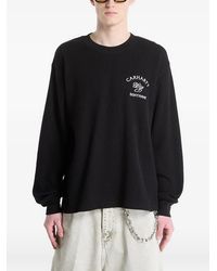 Carhartt - Waffle-Knit Logo-Print T-Shirt - Lyst