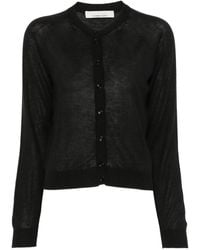 Liviana Conti - Button-Fastening Long-Sleeve Cardigan - Lyst