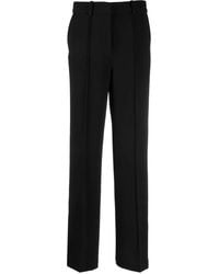 Calvin Klein - High-waisted Straight-leg Trousers - Lyst