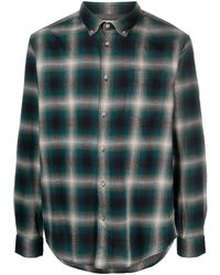 Woolrich - Madras Plaid-check Flannel Shirt - Lyst