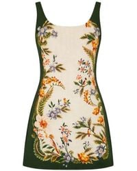 FARM Rio - Floral-Print Mini Dress - Lyst
