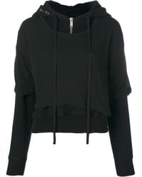 Unravel Project - T-Shirt Layered Hoodie - Lyst