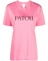 Patou - Essential Logo-Print Cotton T-Shirt - Lyst