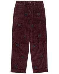 Brooks Brothers - X Needles Embroidered Corduroy Trousers - Lyst