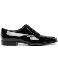 Gianvito Rossi - Vittorio Patent-Leather Oxford Shoes - Lyst