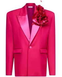 Area - Flower Corsage Oversized Blazer - Lyst