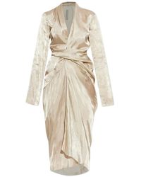 Rick Owens - Tie-Waist Dress - Lyst