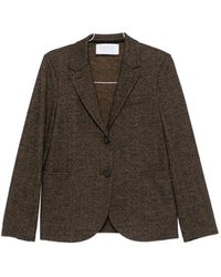 Harris Wharf London - Herringbone Single-Breasted Jacket - Lyst