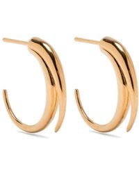 Panconesi - Pendientes De Aro Con Efecto Forjado - Lyst