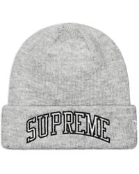 Supreme - New Era Metallic Arc Beanie Hat - Lyst