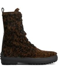 Tod's - Stiefeletten Mit Schnürung - Lyst