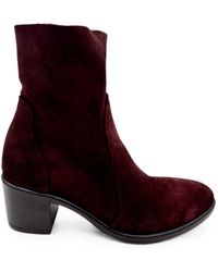 strategia shoes - Suede Ankle Boots - Lyst