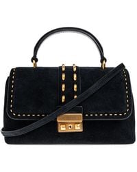 MICHAEL Michael Kors - Medium Tribeca Studded Top-Handle Satchel - Lyst