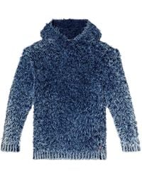 DIESEL - Felpa K-Dave Con Cappuccio - Lyst