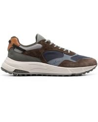 Hogan - Hyperlight Panelled Suede Sneakers - Lyst