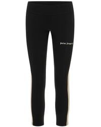 Palm Angels - Logo-Print Side-Stripe Trousers - Lyst