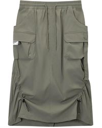 Musium Div. - Cargo-Pockets Midi Skirt - Lyst