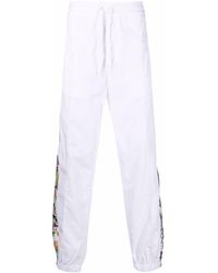 Versace Pantaloni sportivi con stampa - Bianco