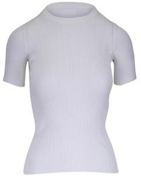 Agnona - Crew Neck Top - Lyst