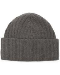 Liska - Lina Ribbed-Knit Beanie Hat - Lyst